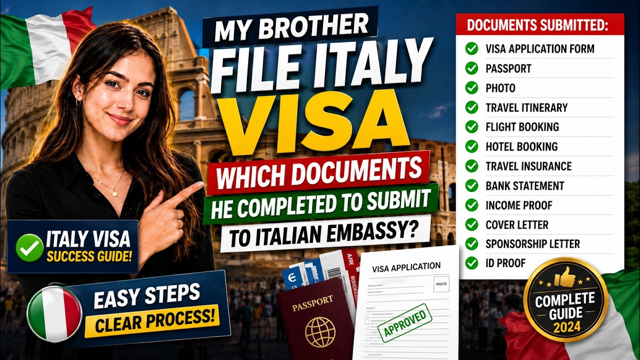 Italy Student Visa File Checklist 2026 | What My Brother Submitted to Embassy | Study in Italy