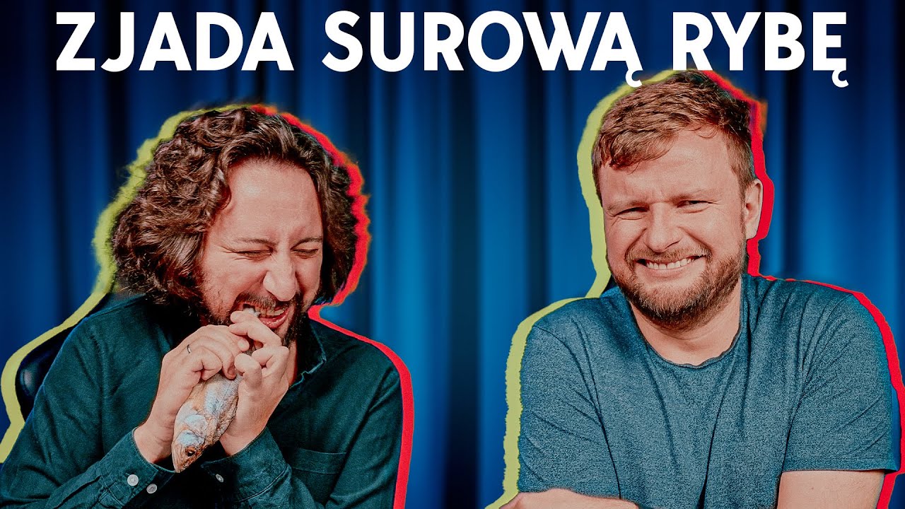 Włodek przyniósł do studia i zjadł surową rybę - Lekko Stronniczy 1593