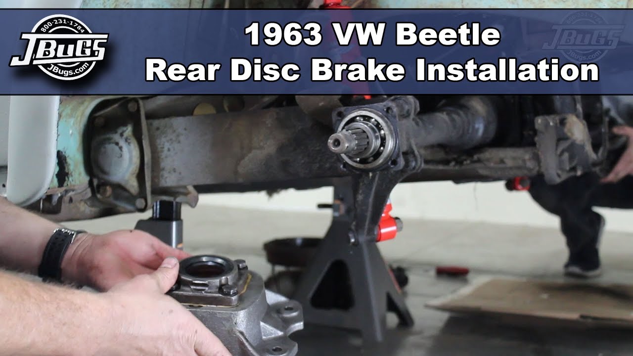 JBugs - 1963 VW Beetle - Rear Disc Brake Installation