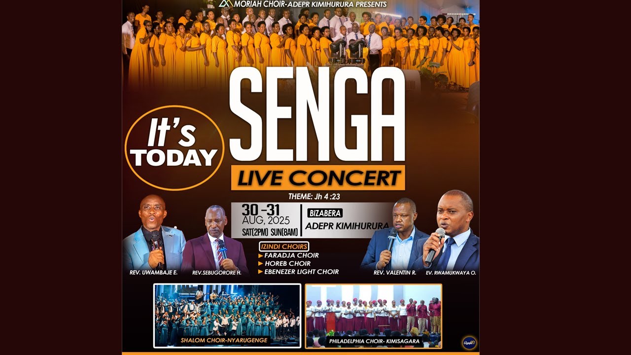 BANA NATWE MU GITERANE  SENGA LIVE CONCERT