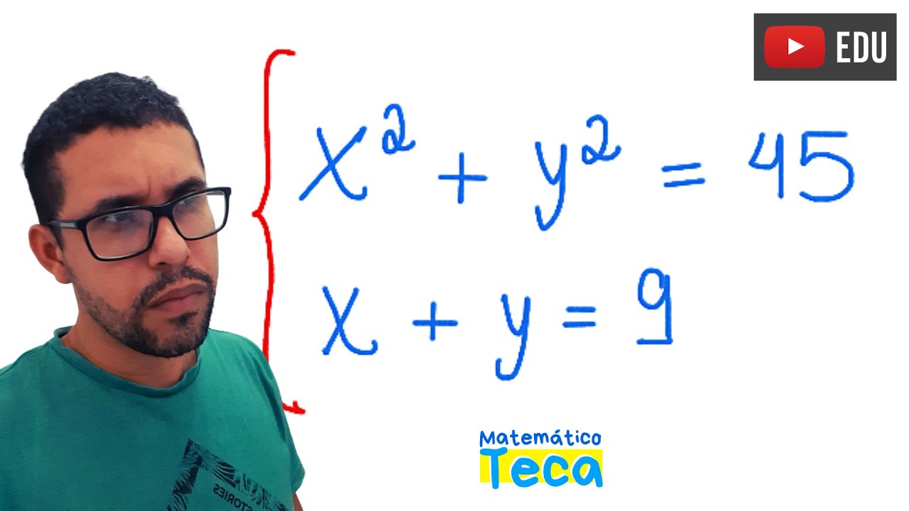 Você Consegue Resolver? ✔️Sistema de Equações do 2° grau