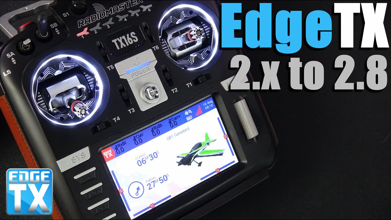 How to Upgrade EdgeTX 2.x.x to 2.8.0 on a Radiomaster TX16s