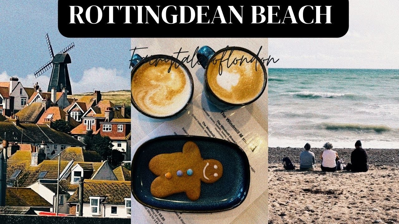 ROTTINGDEAN VILLAGE TOUR I Rottingdean Beach I Rock Pooling I Rottingdean Sussex England I Beaches