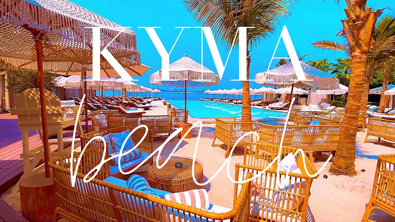 [4k] Kyma Beach Club Dubai West Palm Beach July 2023