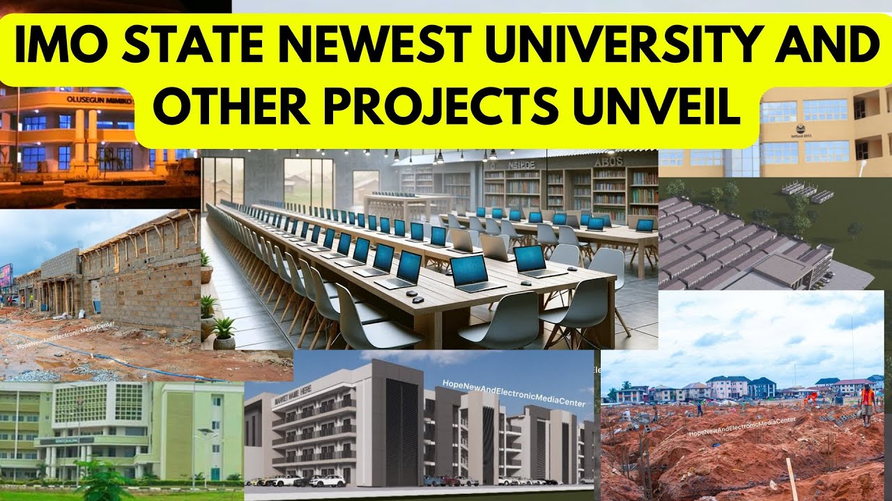 Hope Uzodimma Unveils University of Innovation in Imo And Other Projects