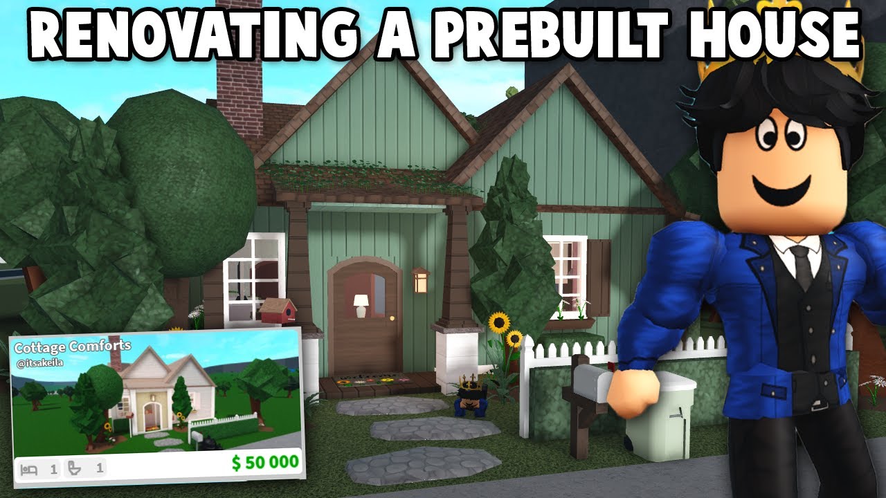 RENOVATING the BLOXBURG COTTAGE COMFORTS PREBUILT HOUSE