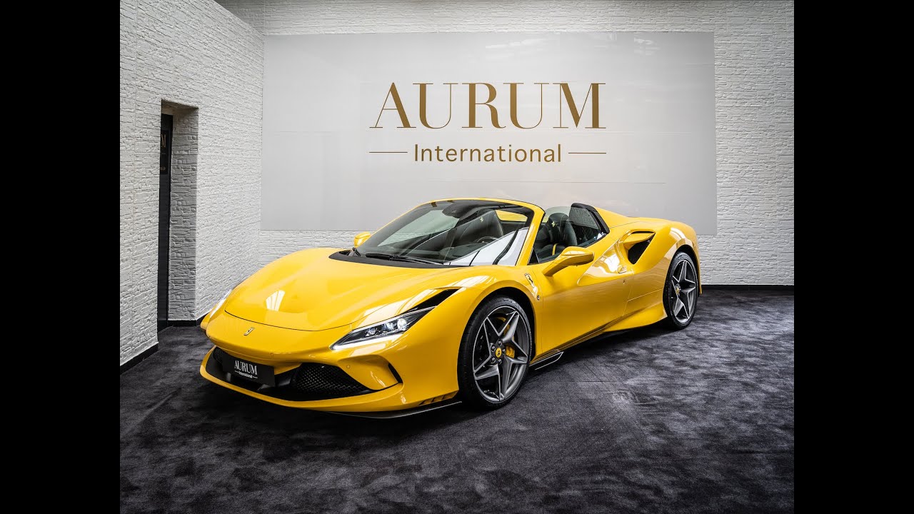 BRAND NEW Ferrari F8 SPIDER IN GIALLO MODENA (2020) Walkaround by AURUM International [4K]