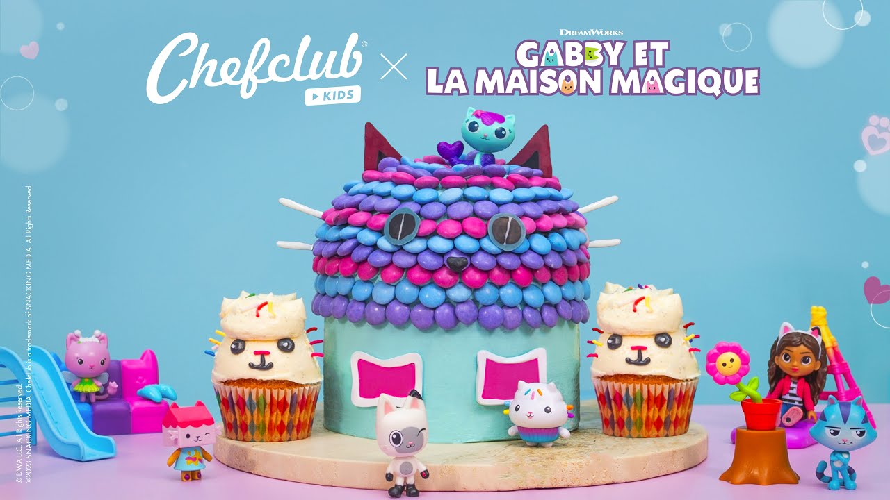 La Maison Magique de Gabby pour le dessert ! 🌟💗 Reproduis la recette avec Gabby et ses amis ! 😋