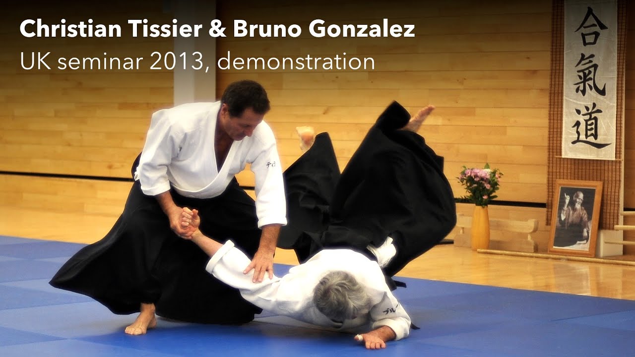 Aikido: Christian Tissier UK 2013, demonstration with Bruno Gonzalez