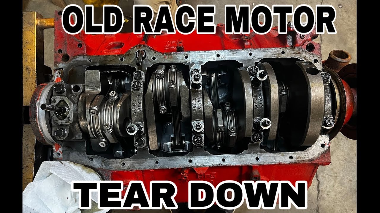 Tearing down old SBC race motor!