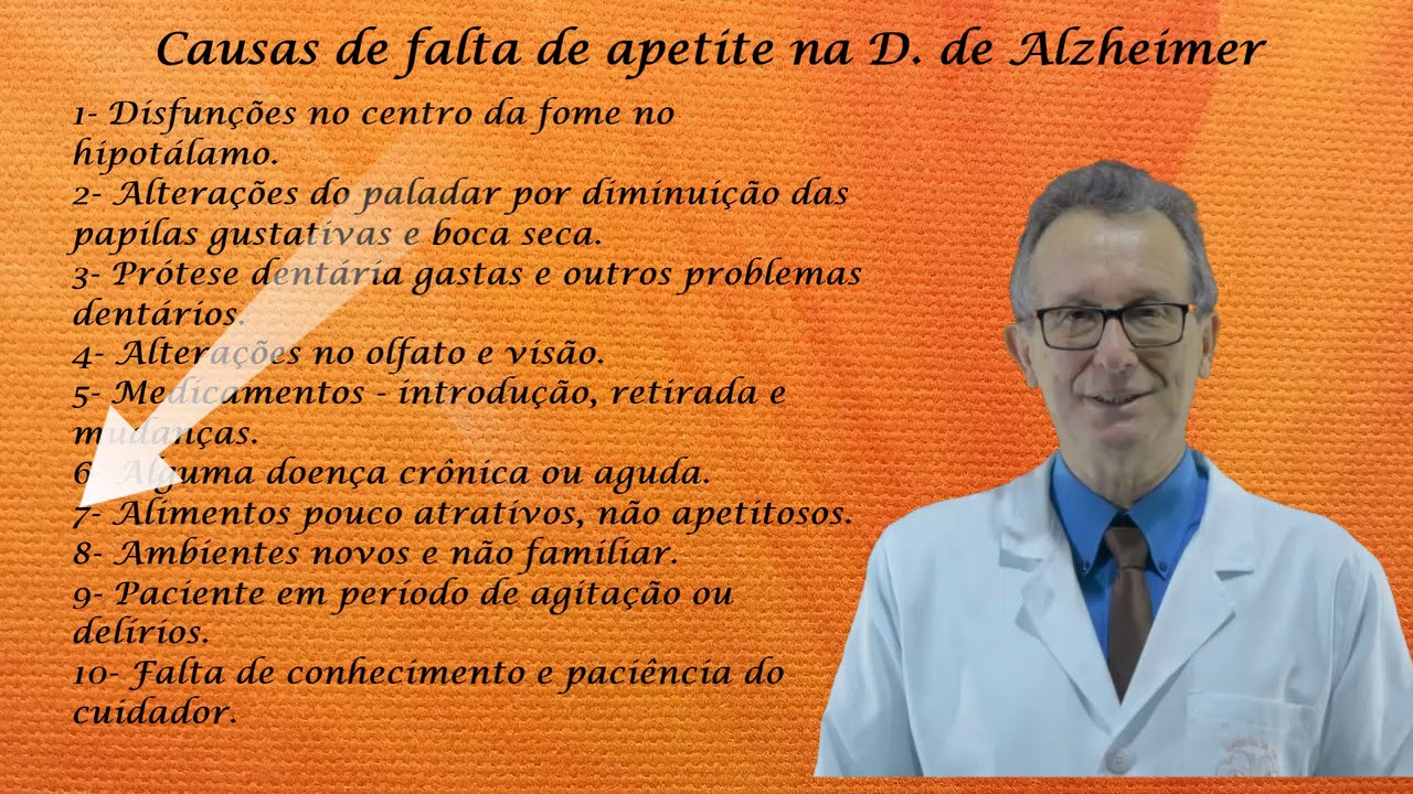 Como lidar com a falta de apetite na Doença de Alzheimer