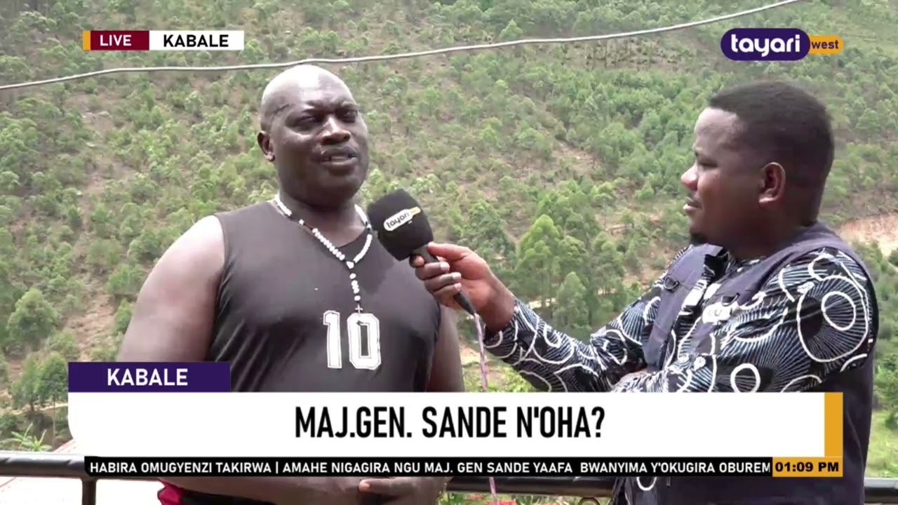 #AGAMUSHANJU: MAJ GEN  SANDE N’OHA -  KABALE
