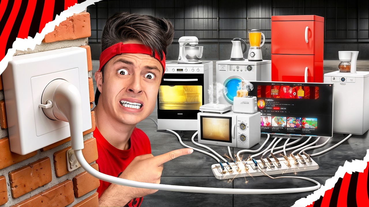 100 ELETRÔNICOS EM UMA ÚNICA TOMADA - ENALDINHO RESPONDE #12