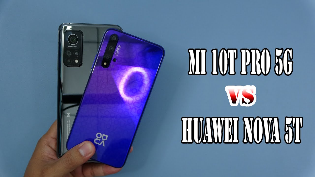Xiaomi MI 10T Pro 5G vs Huawei nova 5T | Snapdragon 865 vs Kirin 980