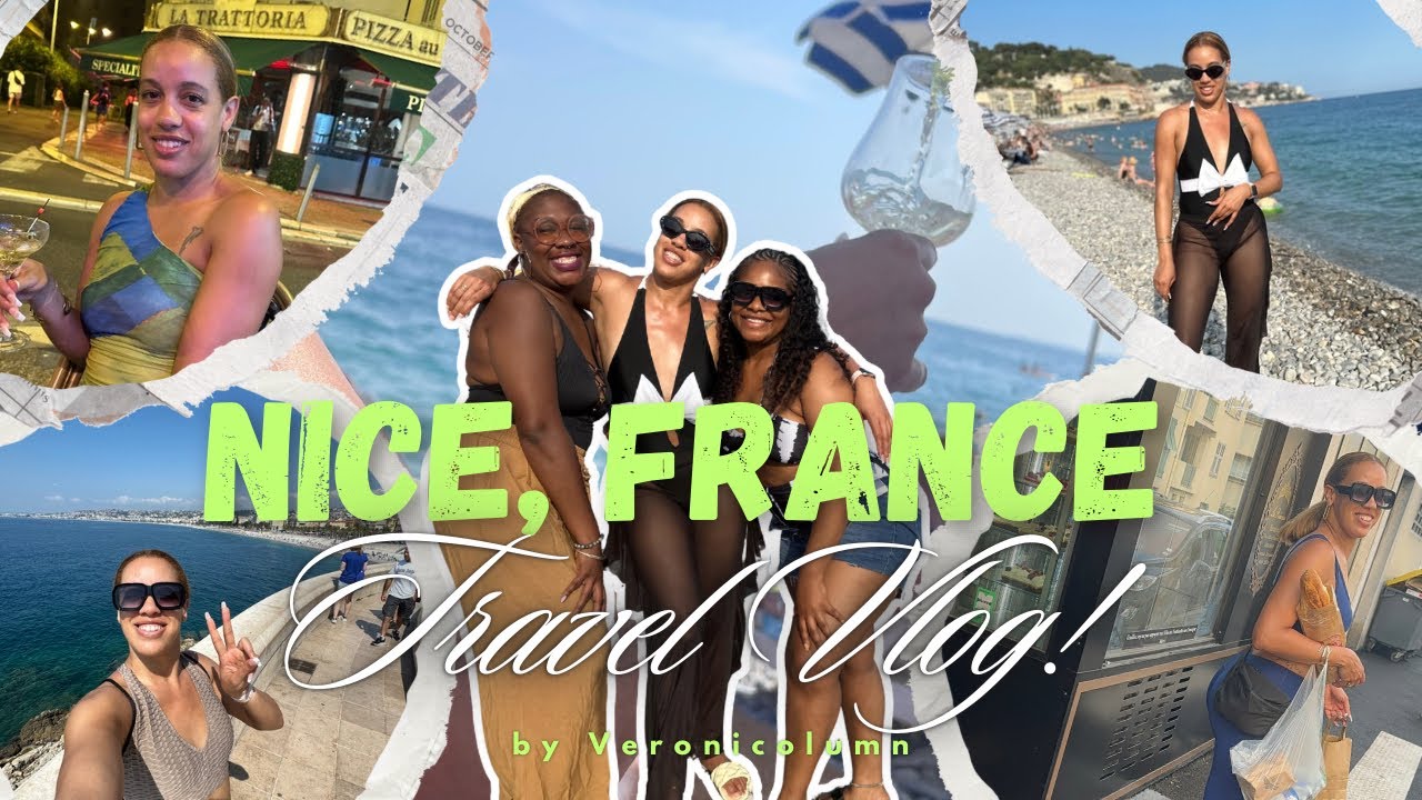 TRAVEL VLOG: NICE, FRANCE| BEACH CLUB| NASTY FOOD| HE ASKED FOR WHAT?
