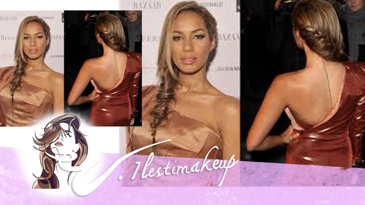 Trenza ladeada despeinada de Leona Lewis-Pedido Pamela Mejia