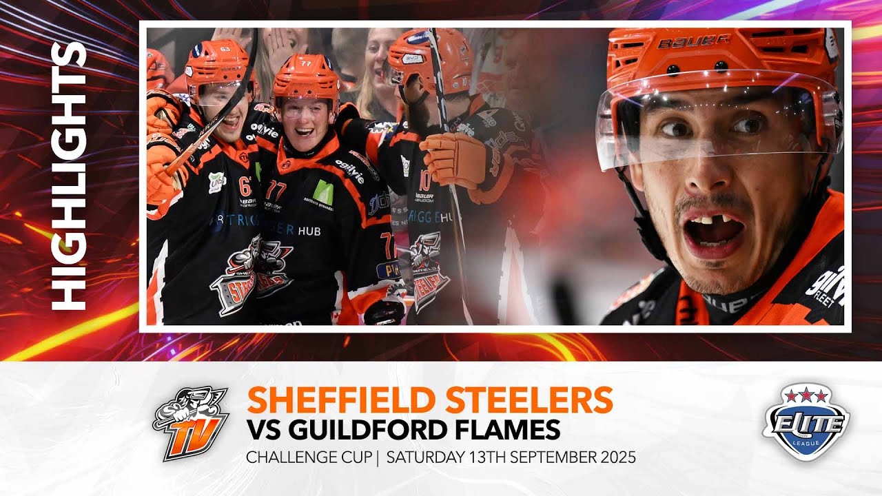 Sheffield Steelers v Guildford Flames - Challenge Cup - 13th September 2025