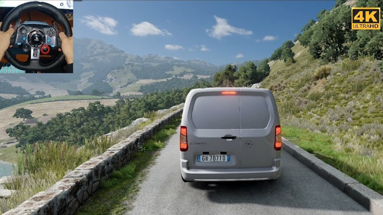 Opel Combo Cargo - Realistic Work Van POV Driving in 4K | Logitech G29 | BeamNG.drive