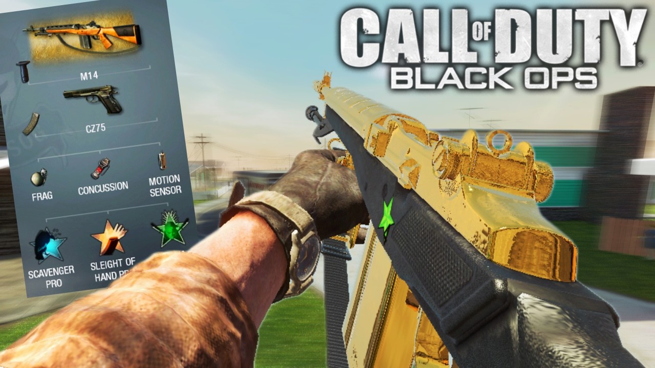Black Ops 1 M14 The WORST Semi Auto Gun