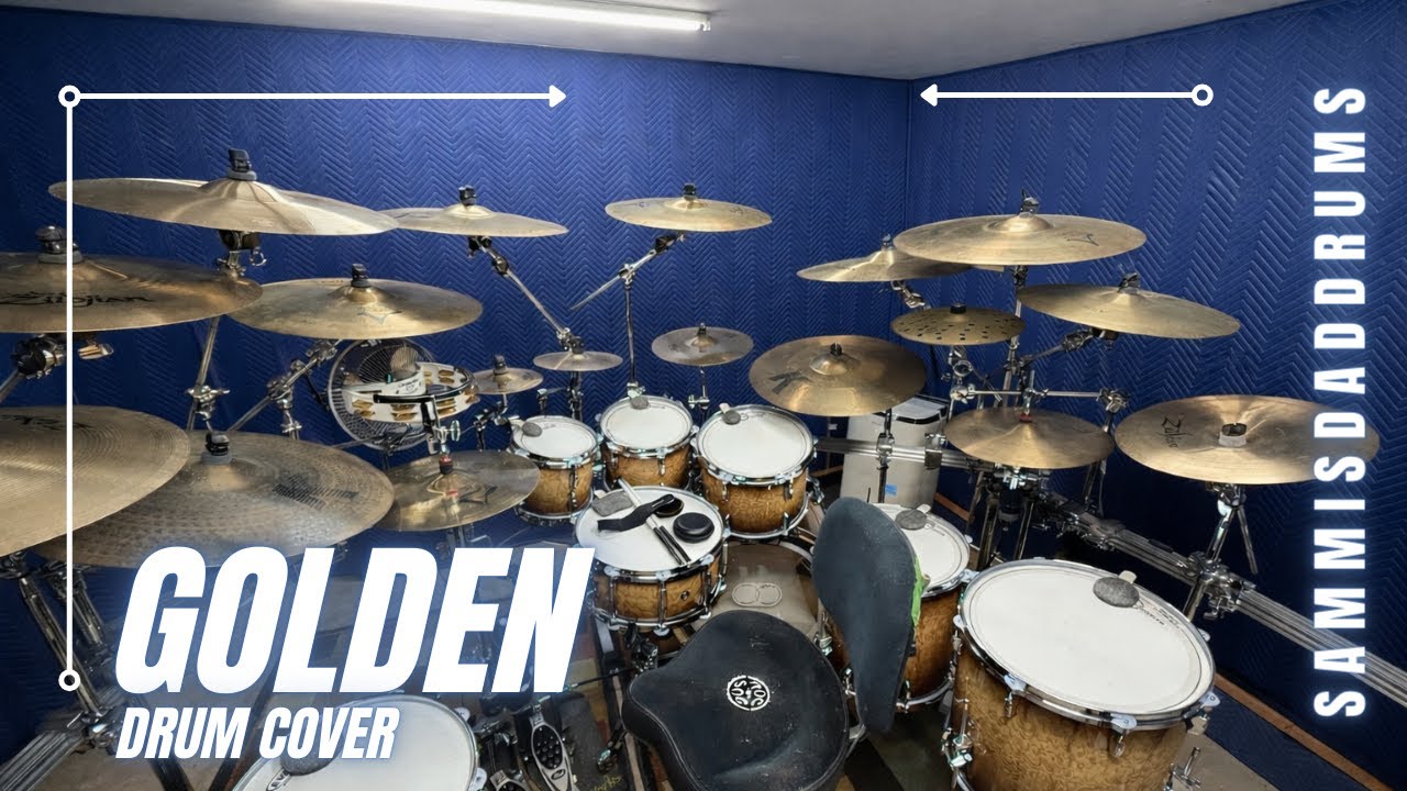 Drum Covers approved by my 8 year old - Golden by KPop Demon Hunters (EJAE, AUDREY NUNA, REI AMI)
