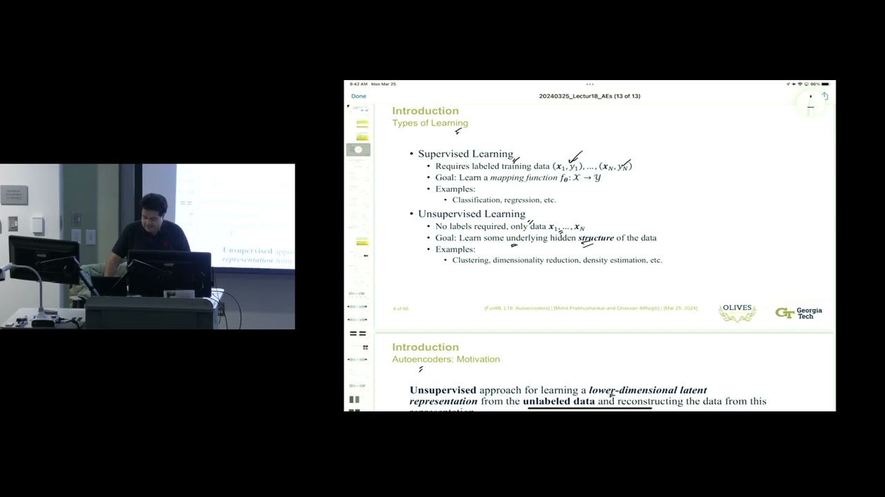 Spring 2024 Lecture 18: AutoEncoders
