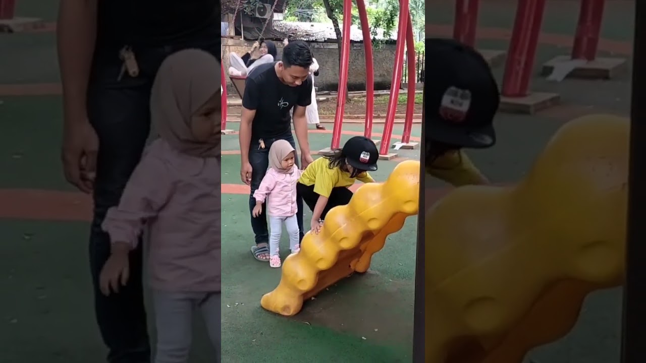 permainan ditaman lapangan banteng #youtubeshorts #lapanganbanteng #perosotan #tamananakanak