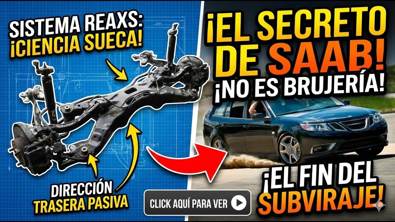 ¡El SECRETO de SAAB que humilla a autos nuevos! 🤯✈️
