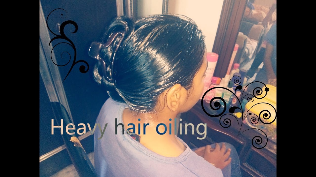How to do heavy hair oiling easily at home(viewer requested)