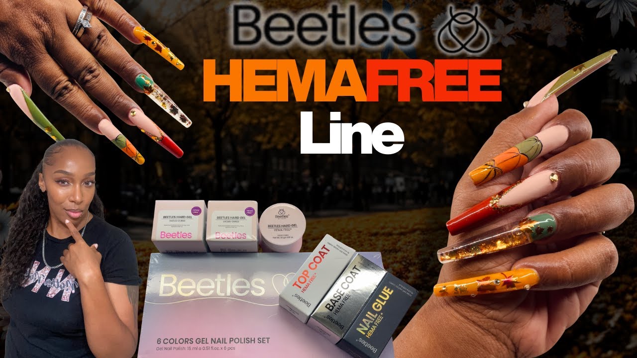 Пробуем продукцию Beetles без ГЕМА-лака + Запоздалый, но милый набор для ногтей! ✨