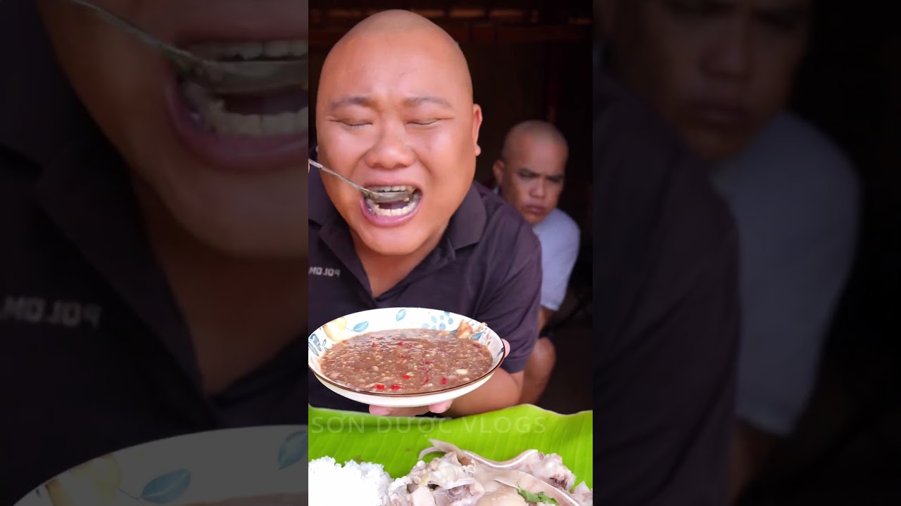 mucbang m&oacute;n đầu heo