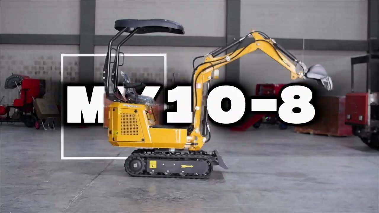 Mini Excavadora MY10-8 | La más potente y económica para el campo colombiano