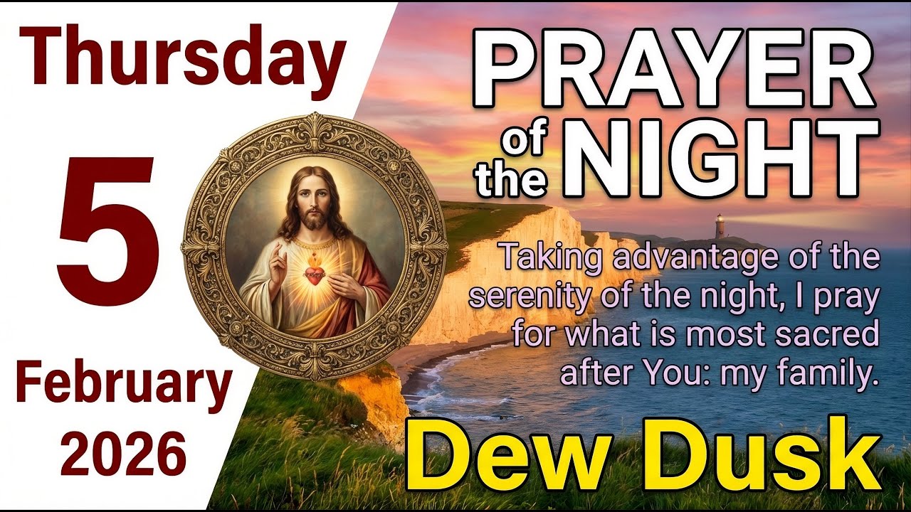 Catholic Evening Prayer February 04, 2026 🌙 Rest In Divine Peace & Protection 🙏
