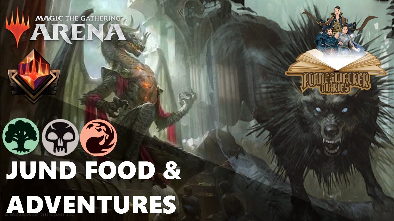 JUND FOOD / ADVENTURES  in TOP 200 MYTHIC Standard ! MTG Arena ladder bo3 !!