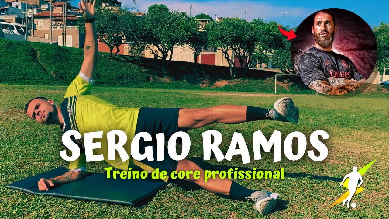 FIZ O TREINO DE CORE DO SERGIO RAMOS | Treino físico para jogadores de futebol