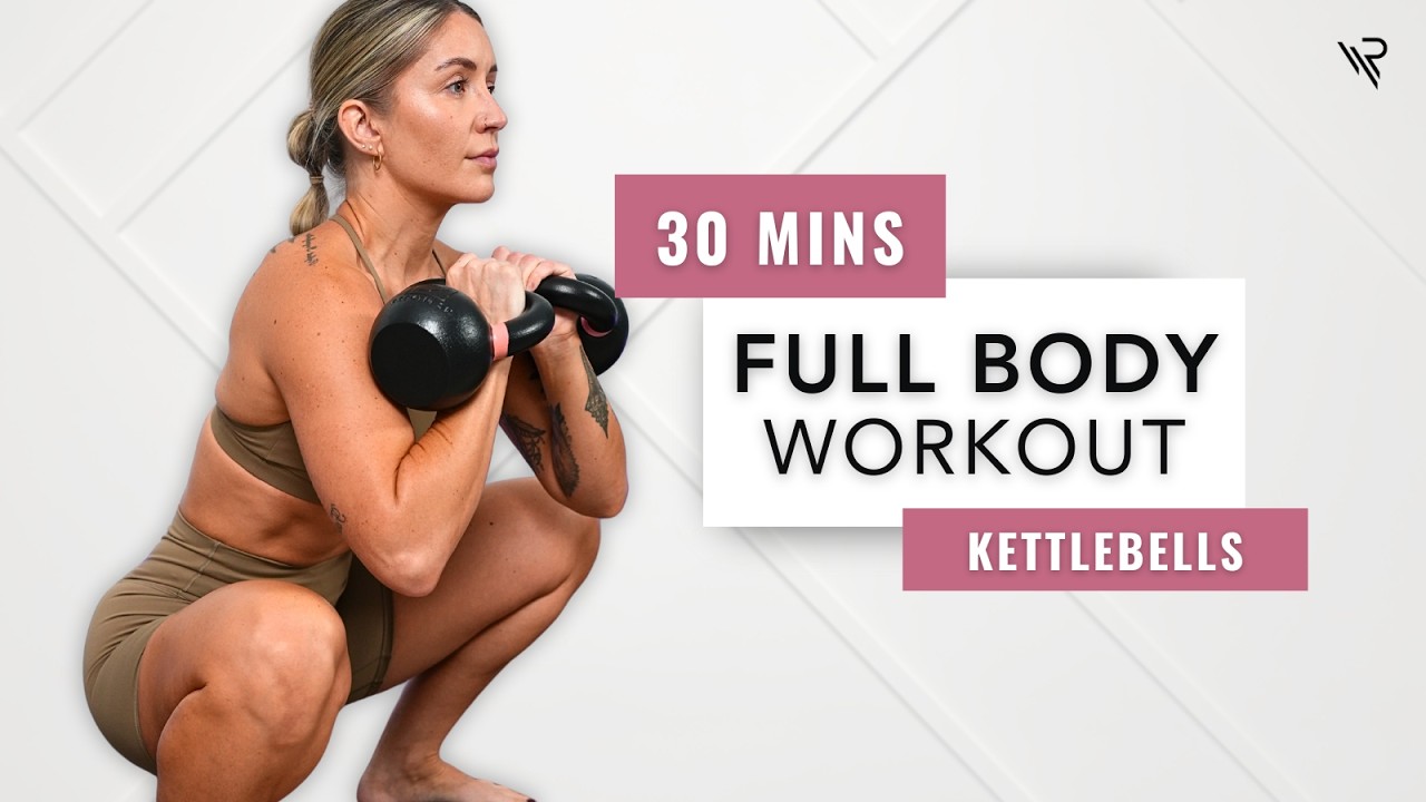 30 Min Full Body Supersets | Double & Single Kettlebells (No Repeats) Intermediate/Adv