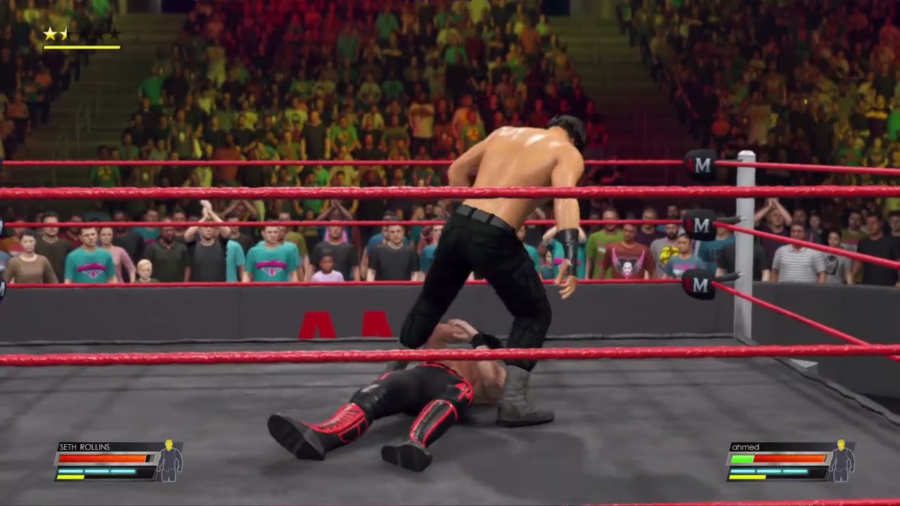 Ahmed vs Seth rolins