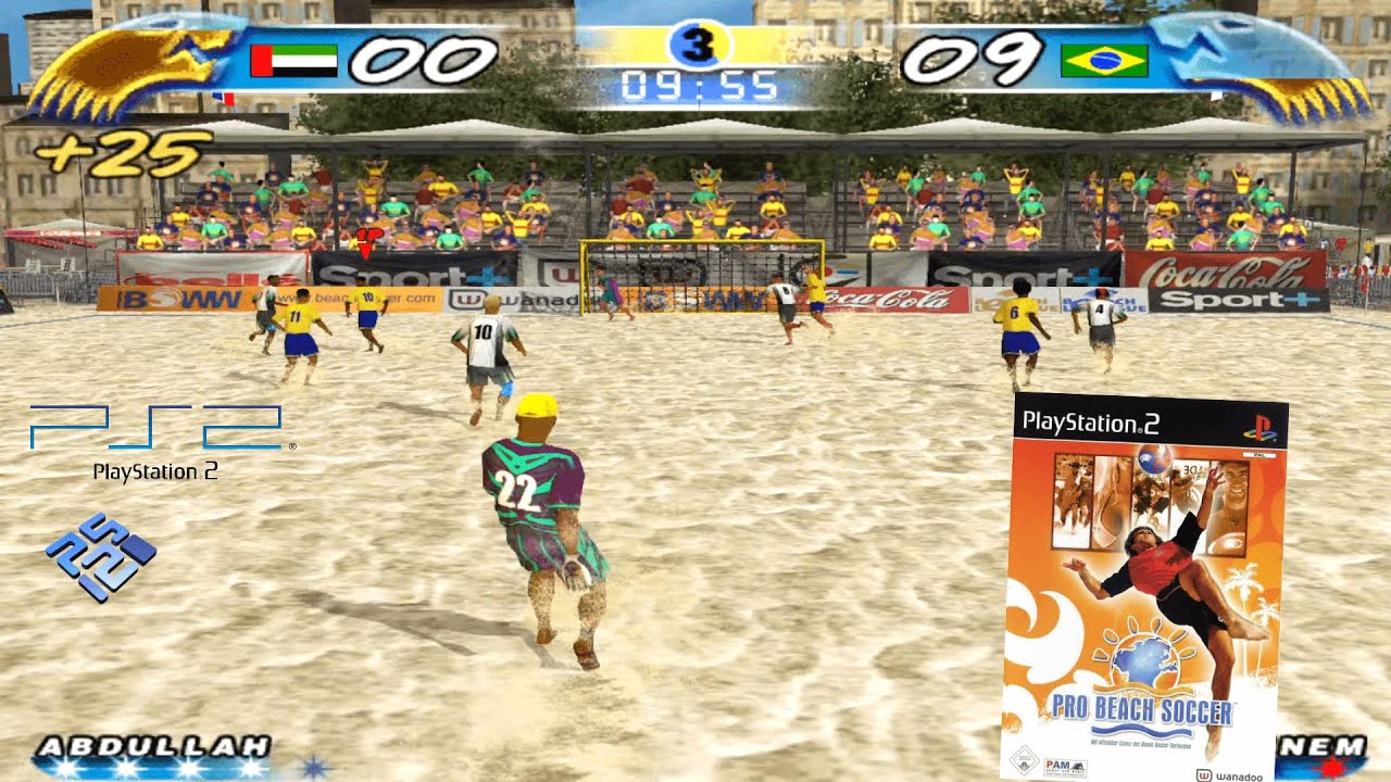 Pro Beach Soccer (2003) Sony PlayStation 2 Gameplay in HD (PCSX2)