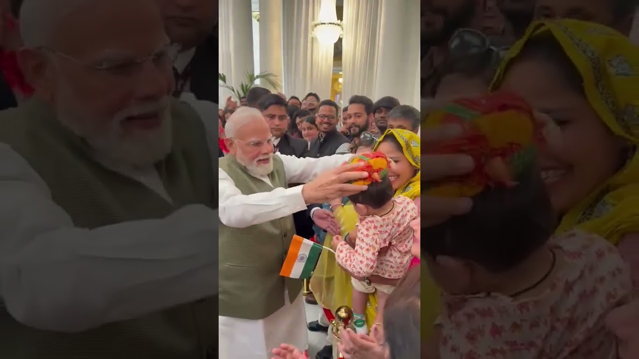 A Special Moment for an Indian Child in France