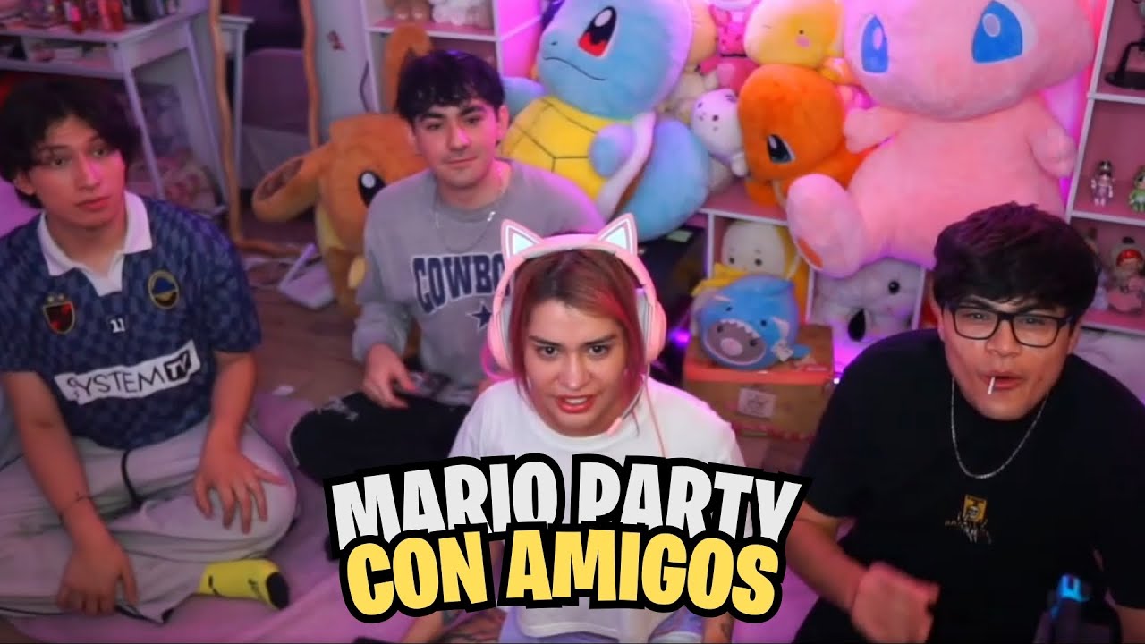 CRYSTAL MOLLY JUEGA MARIO PARTY CON ALDO GEO, XENTAYAH Y ALEJO 😆😆
