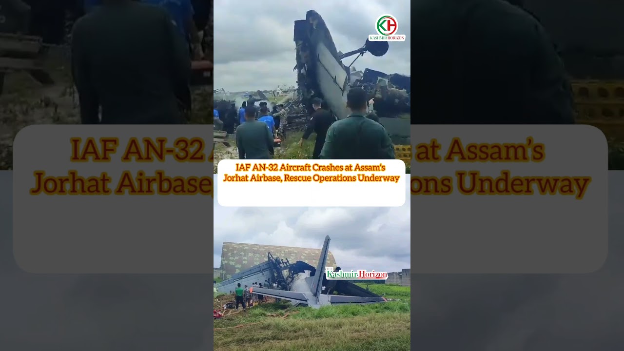 IAF AN-32 Aircraft Crashes at Assam&rsquo;s Jorhat Airbase, Rescue Operations Underway