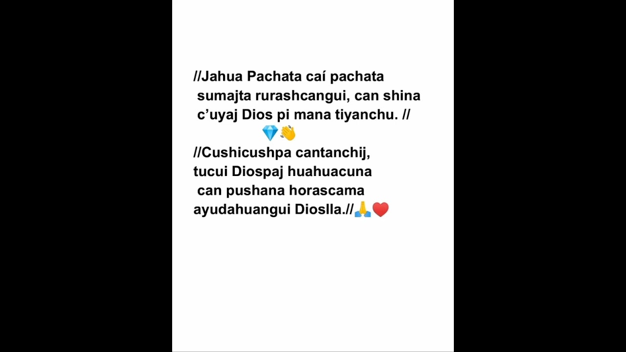 Jahua Pachata Caí Pachata Sumajta Rurashcangui (Coro Las Mensajeras Guaranda 