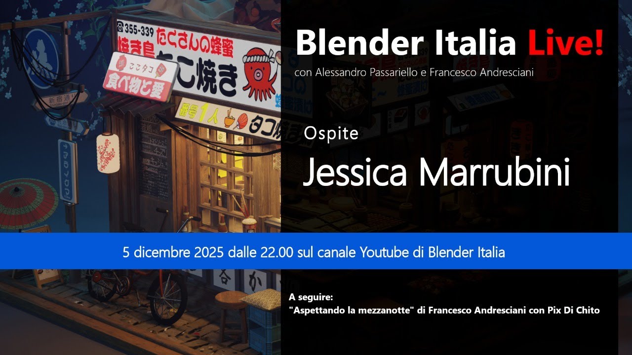 Blender Italia Live! - Jessica Marrubini