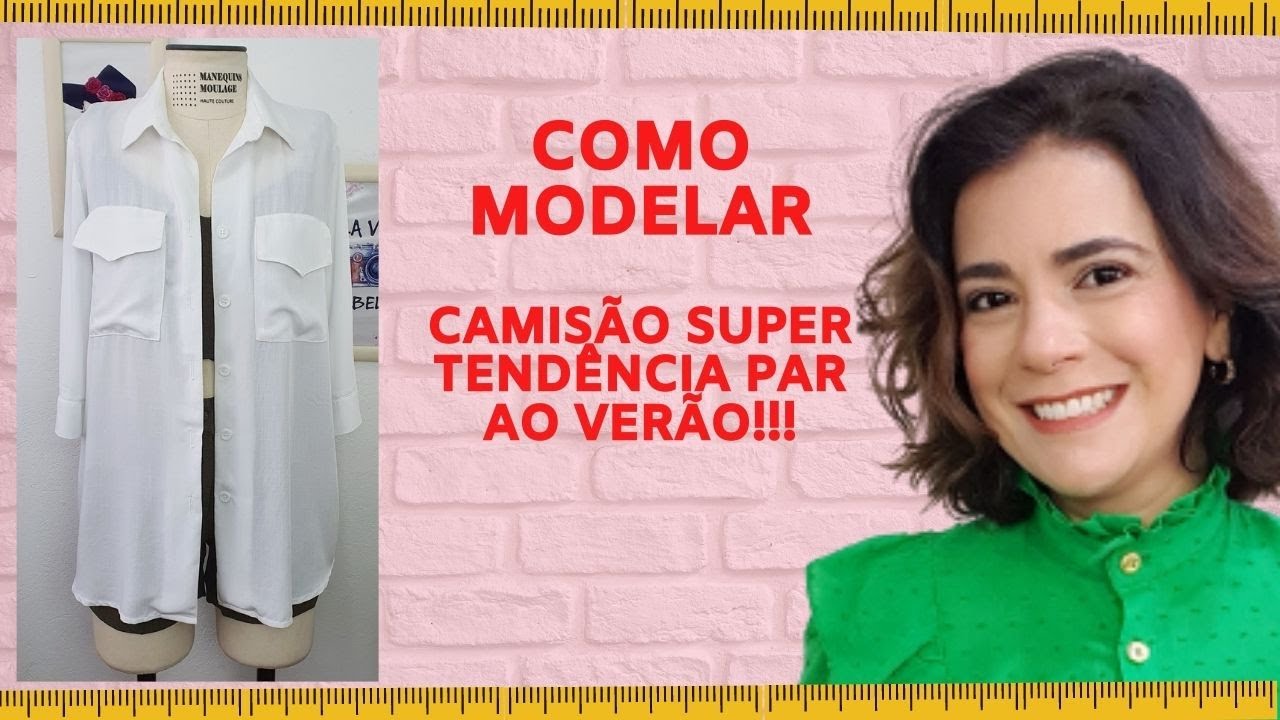 COMO fazer MOLDE de CAMISÃO TENDÊNCIA com CÉLIA ÁVILA