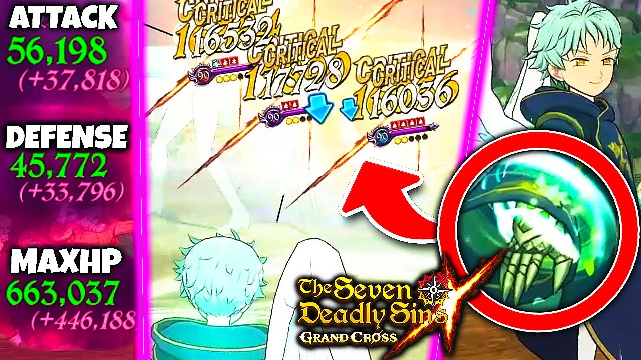 COMEBACK OF THE GOD?! RED SARIEL HOLY RELIC IS LIKE A LVL.100 UNIT | Seven Deadly Sins: Grand Cross