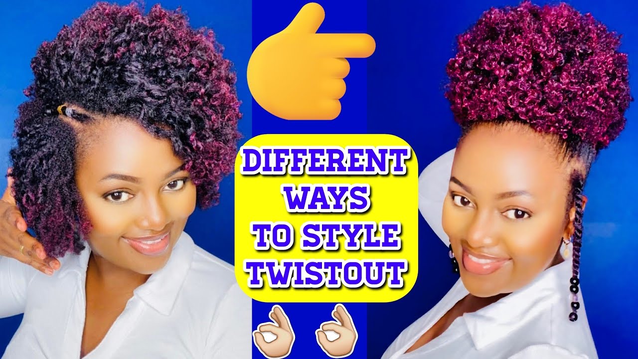 Как превратить одну прическу «твист-аут» в множество разных образов | Простые техники для начинаю...