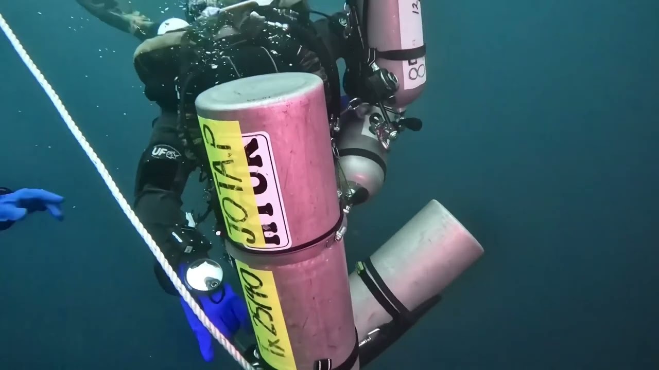 The first exploration with jjccr, rb80k, double oc /trimix diving/ MOD80/CCR/SCR