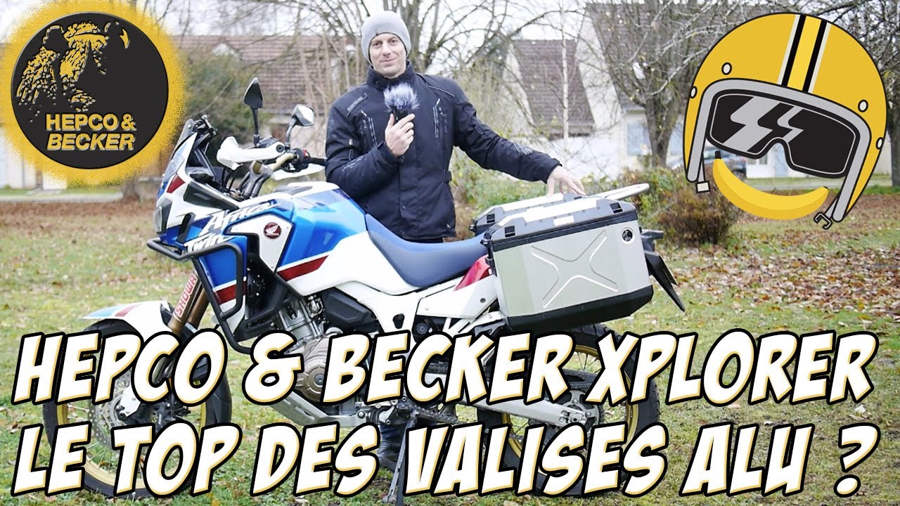 Essai des valises Hepco & Becker Xplorer Aluminium pour mon trail Africa Twin Adventure Sports Honda