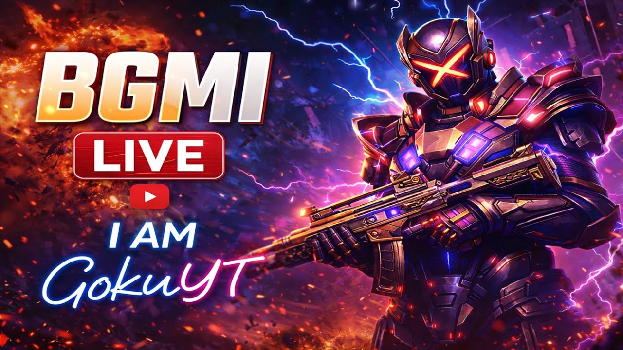 BGMI Live Stream 🔴 Full Fun Squad Gameplay | Clutch Moments & Masti With GokuYT #bgmilive