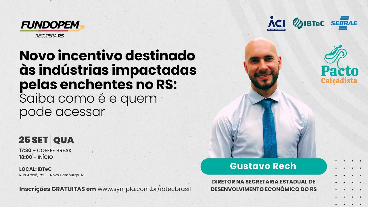 Novo incentivo destinado  às indústrias impactadas  pelas enchentes no RS