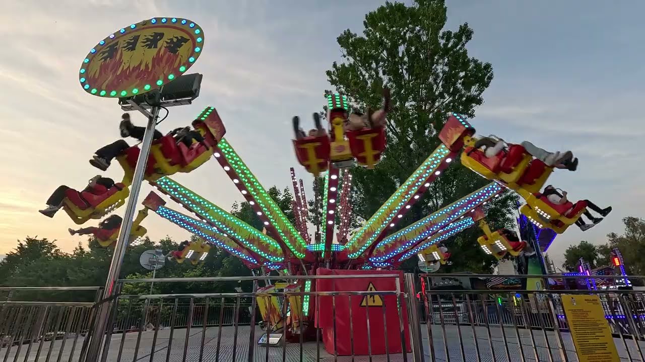 Karuzela Fire (Jumper) (Lunapark Kamenicky) Off ride 1 - Radomsko - Maj 2025